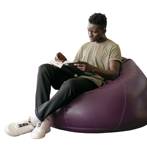 Students participating in democratic community forum discussion