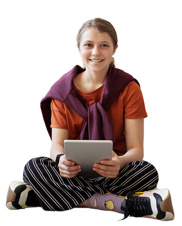 Student benefiting from scholarship opportunities and financial aid support