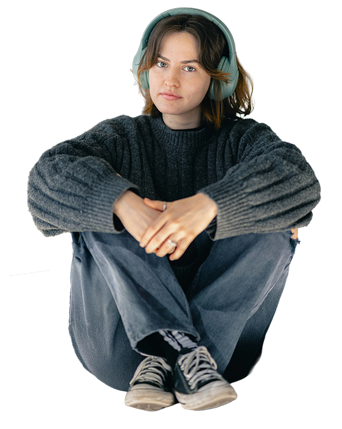 Student earning college credits through dual enrollment for graduation requirements